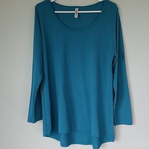 Long sleeve Lularoe Lynnae top XL